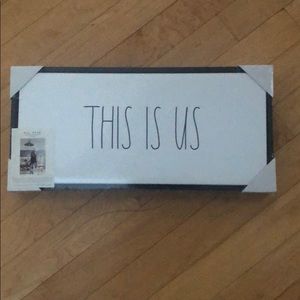 Rae Dunn This Is Us Sign